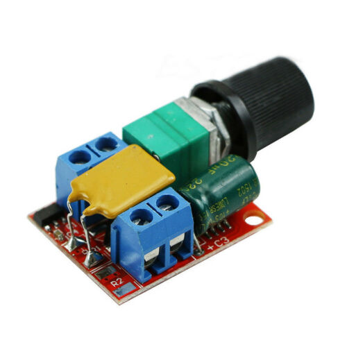 New Ultra-small Dc 3v 6v 12v 24v 35v Pwm Mini Motor Speed Controller Switch 5a